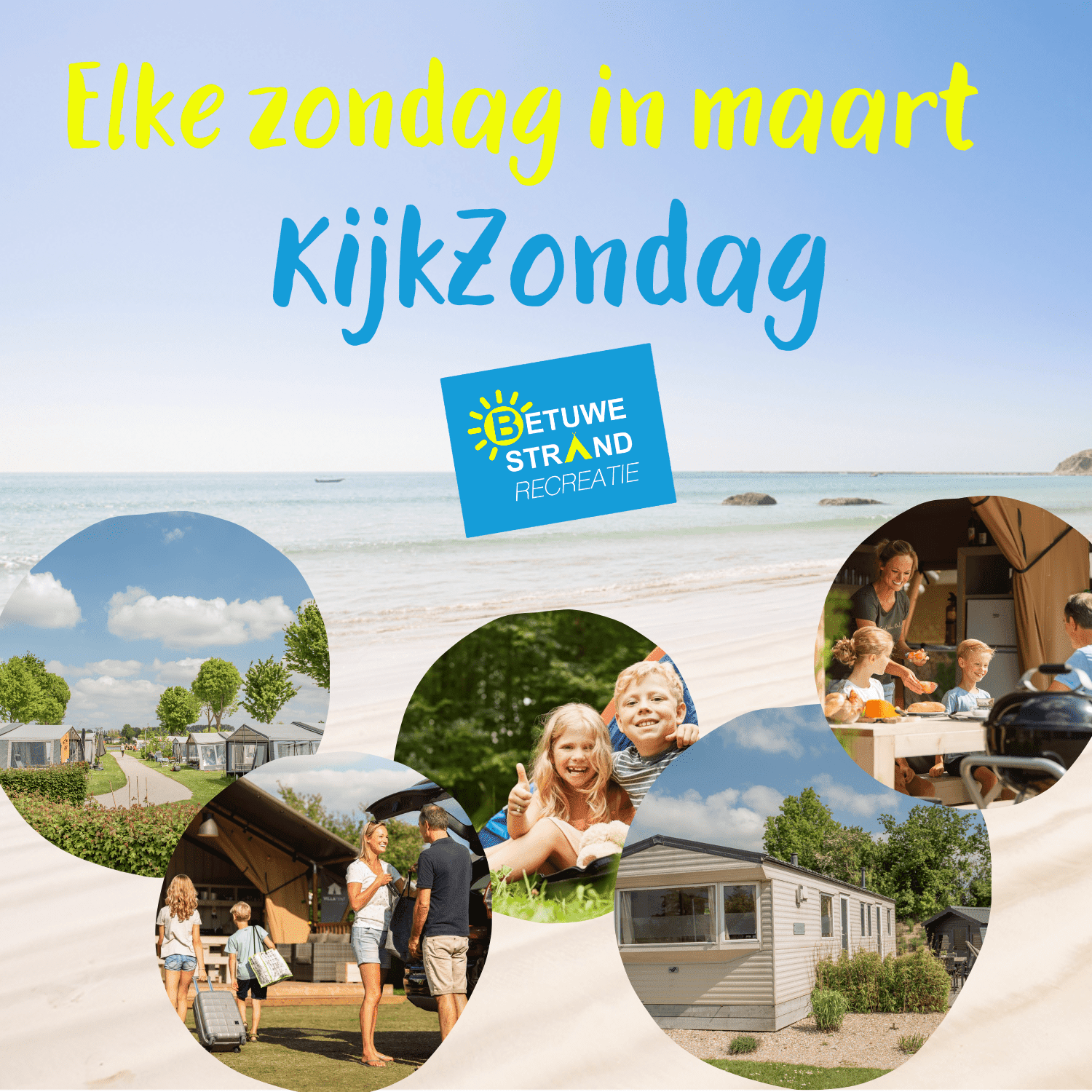 Elke zondag in maart geopend!