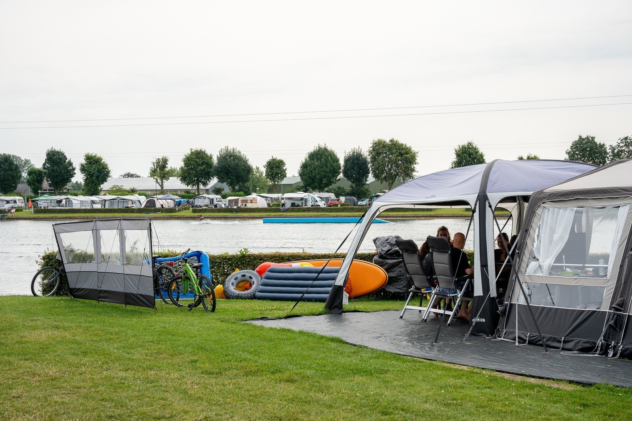 Kamperen aan het water