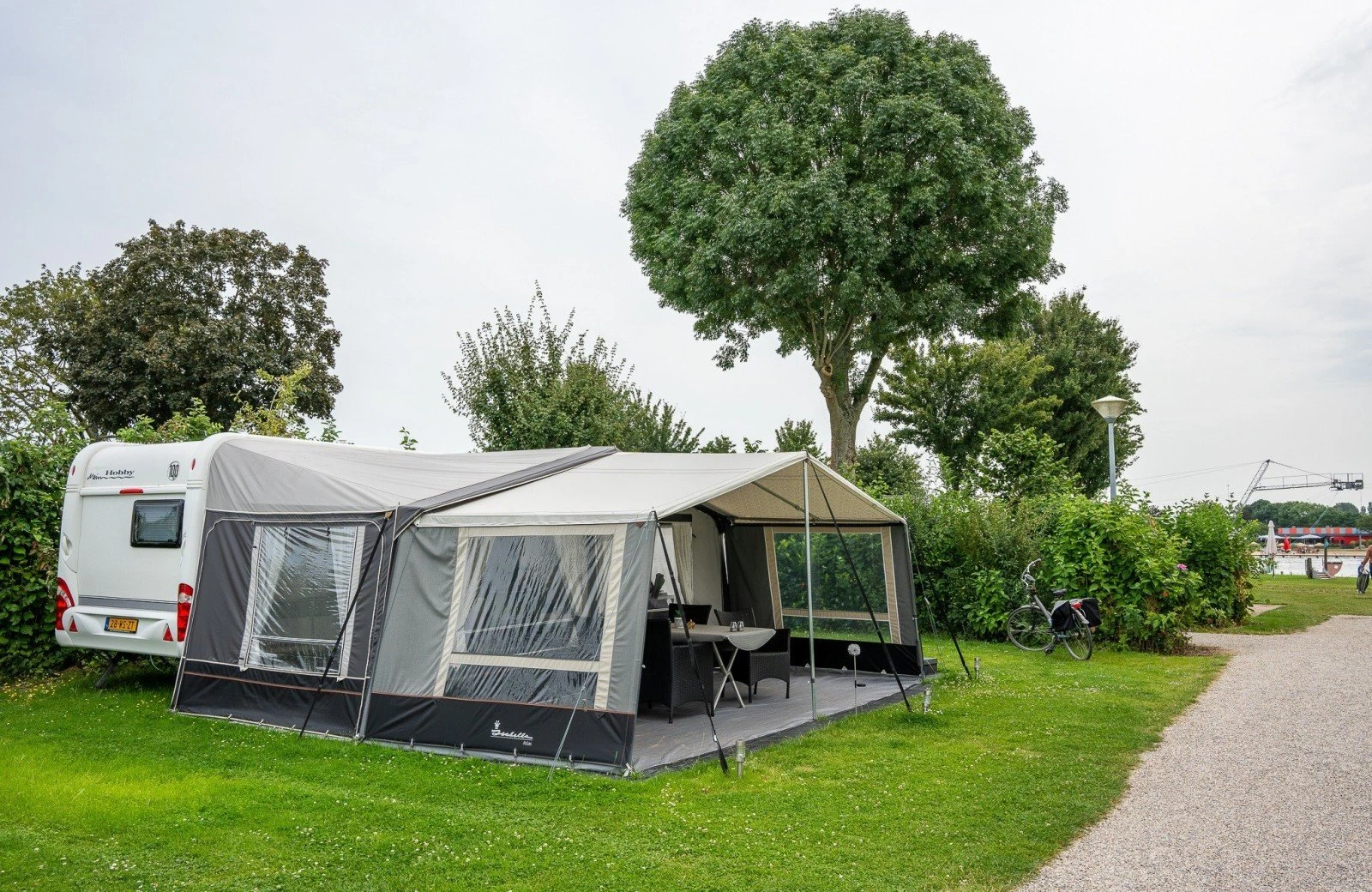 Tent caravan kamperen